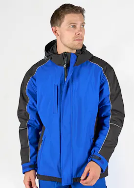 Hydrowear Vaals Winter Softshell Jassen Korenblauw/Zwart