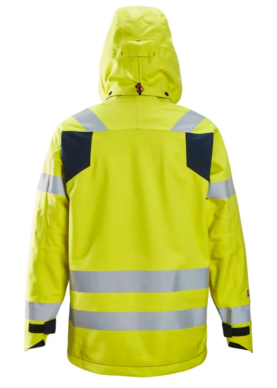 Snickers Protecwork, Waterproof Shell Jacket, High-Vis Klasse 3