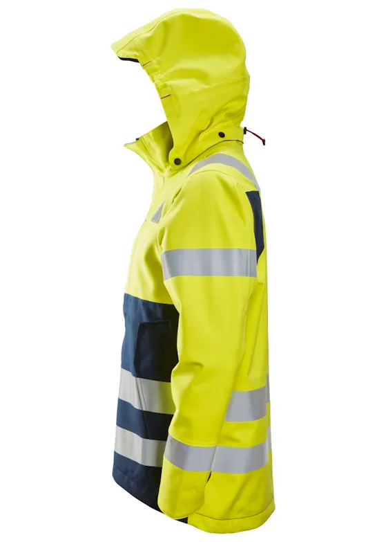 Snickers Protecwork, Waterproof Shell Jacket, High-Vis Klasse 3
