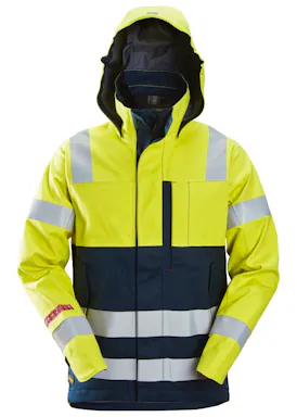Snickers Protecwork, Waterproof  Shell Jack, High-Vis Klasse 3