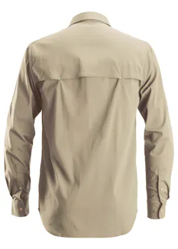 Snickers 8521 Shirt met Lange Mouwen Stretch UV-bescherming LiteWork miniatuur
