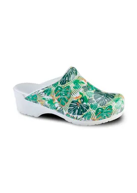 Sanita Flex 314 Clog Blumenmuster