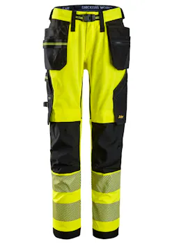 Snickers High-Vis Stretch Werkbroek met Holsterzakken Klasse 2 - 6943