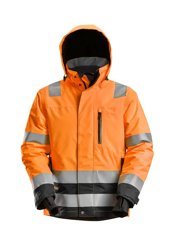 Snickers AllroundWork, High-Vis Waterproof 375® Isolerend Jack Klasse 3 - 1132