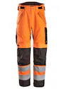 Snickers High-Vis-Klasse 2 Waterproof 375® 2-lagige, leicht wattierte Arbeitshose 6630 Vorschaubild