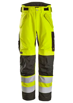 Snickers High-Vis Klasse 2 Waterproof 375® 2-Laags Licht Gewatteerde Werkbroek 6630