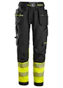 Snickers High-Vis, Klasse 1 Stretch Werkbroek met Holsterzakken 6934 miniatuur