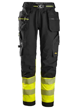 Snickers High-Vis, Klasse 1 Stretch Werkbroek met Holsterzakken 6934