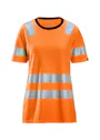 Snickers High-Vis T-Shirt Dames Klasse 2- 2537 miniatuur