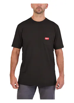 Milwaukee Work WTSSS T-shirt Short Sleeve Waterafstotend Regular Fit miniatuur