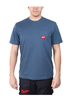 Milwaukee Work WTSSS T-shirt Short Sleeve Waterafstotend Regular Fit miniatuur