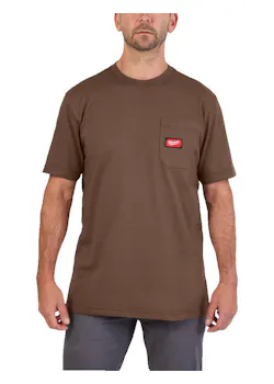 Milwaukee Work WTSSS T-shirt Short Sleeve Waterafstotend Regular Fit miniatuur