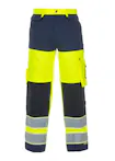 High Vis Geel/Marineblauw