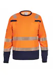 High Vis Oranje/Marineblauw
