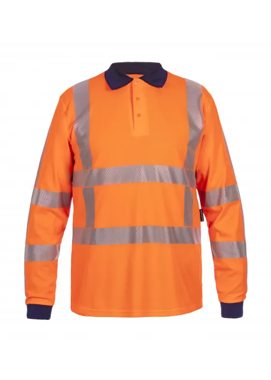 Hydrowear Trinidad 040427 Langarm-Poloshirt, UV-Schutz, Trafficline