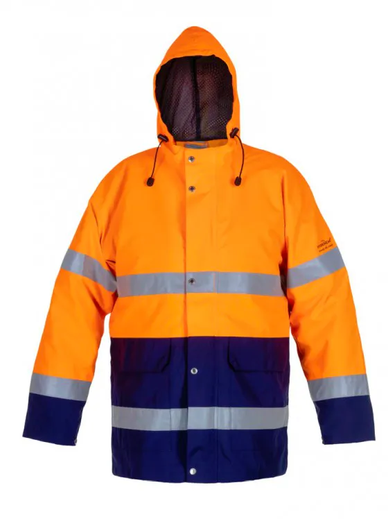 High Vis Oranje/Marineblauw
