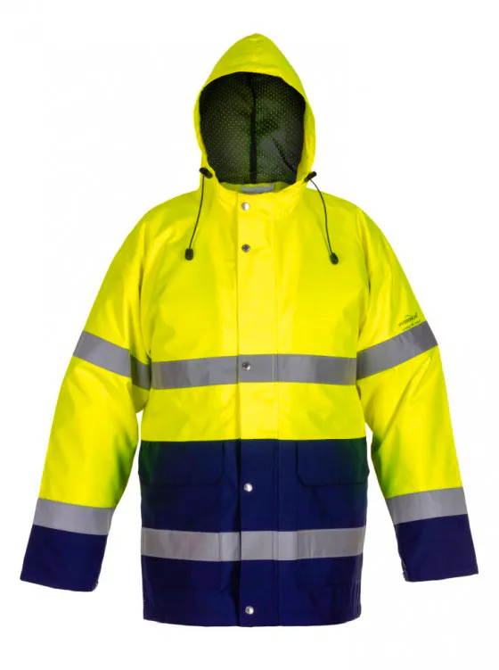 High Vis Geel/Marineblauw