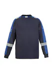 Marineblauw/korenblauw