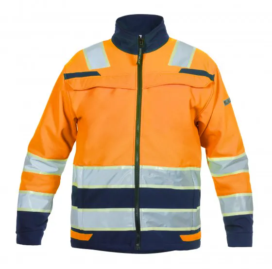 High Vis Oranje/Marineblauw