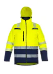 High Vis Geel/Marineblauw
