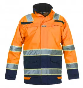 Orange/Marineblau