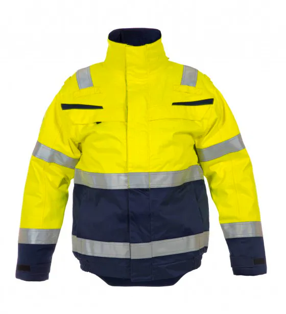 High Vis Geel/Marineblauw