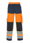 High Vis Oranje/Marineblauw