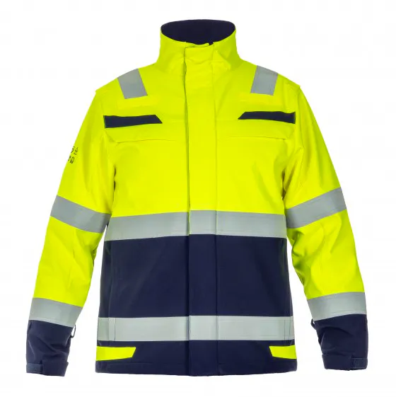 High Vis Gelb/Marineblau