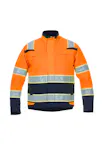 High Vis Oranje/Marineblauw