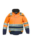 High Vis Oranje/Marineblauw