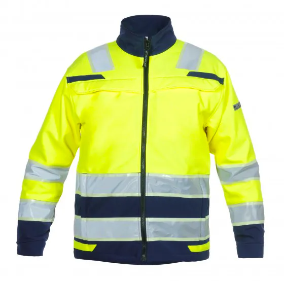 High Vis Geel/Marineblauw