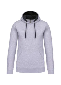 Kariban K446 Sweat-shirt à capuche contrastée coupe standard thumbnail (vignette)