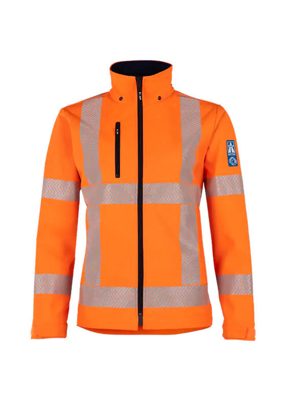 Sioen Anloo 7033A2TUSFC1 Softshell Arbeitsjacke RWS-reflektierend für Damen