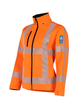 Sioen Anloo 7033A2TUSFC1 Softshell Werkjas RWS Reflecterend Dames miniatuur