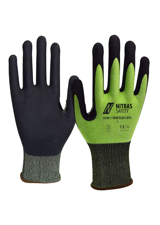 Nitras Safety 6340 // Skin Flex Cut3 Handschoen