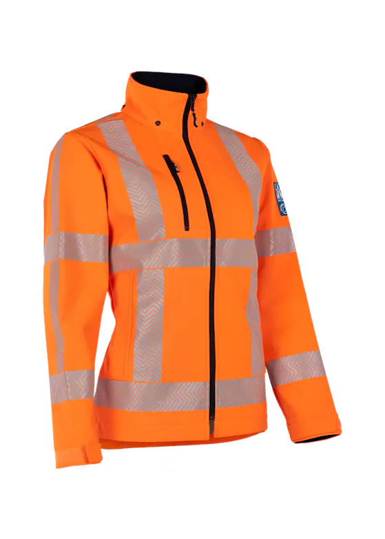 Sioen Anloo 7033A2TUSFC1 Softshell Arbeitsjacke RWS-reflektierend für Damen