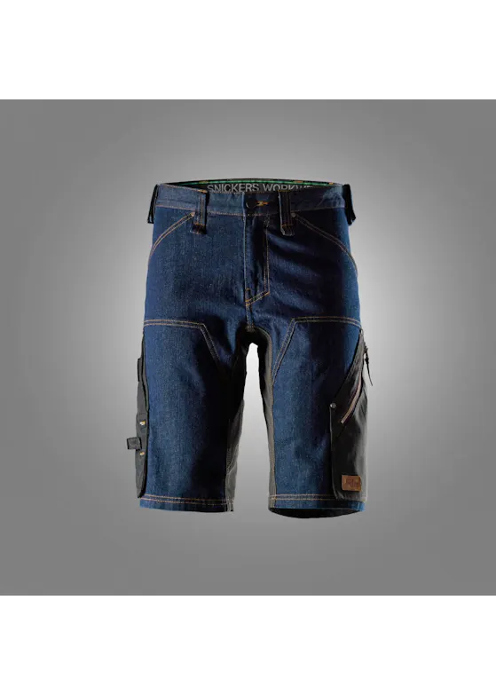Snickers Denim-Arbeitsshorts 6156 Stretch Slim Fit FlexiWork