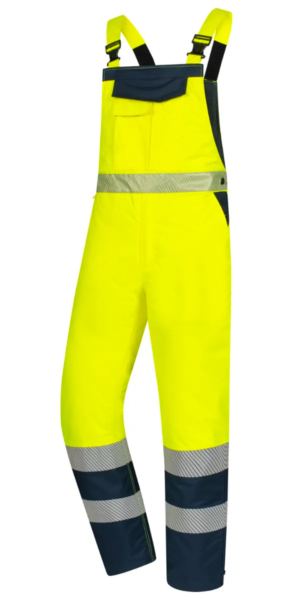 High Vis Geel/Marineblauw