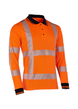 Sioen Lottum 733AA2ME0FC1 Werk-Poloshirt RWS Warnschutz thumbnail