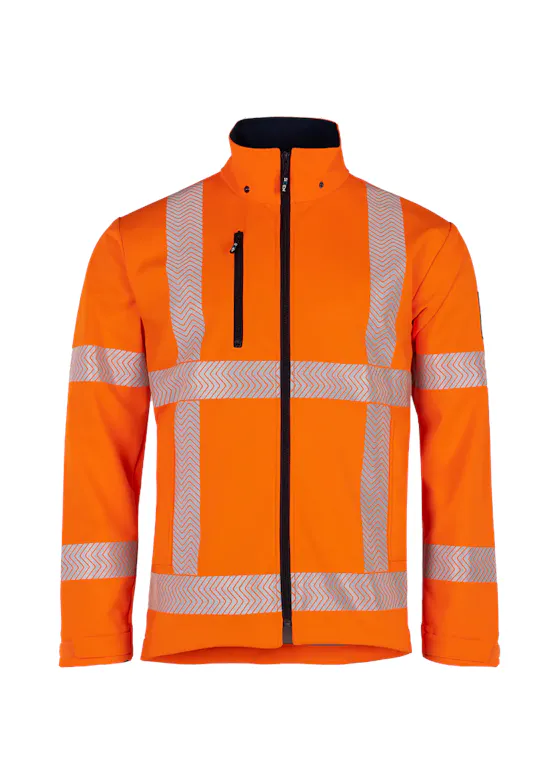 Sioen Anloo 7023A2TUSFC1 Softshell Werkjas RWS Reflecterend