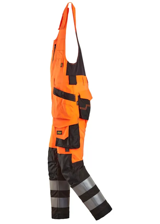Snickers Warnschutz One-Piece-Arbeitshose der Klasse 2 mit Holstertaschen