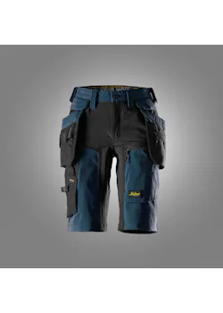 Snickers Werkshorts met Afneembare Holsterzakken 6117 Stretch Slim Fit Dames AllroundWork miniatuur