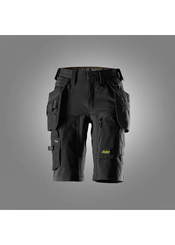 Snickers Werkshorts met Afneembare Holsterzakken 6117 Stretch Slim Fit Dames AllroundWork