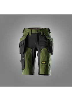 Snickers Werkshorts met Afneembare Holsterzakken 6117 Stretch Slim Fit Dames AllroundWork miniatuur