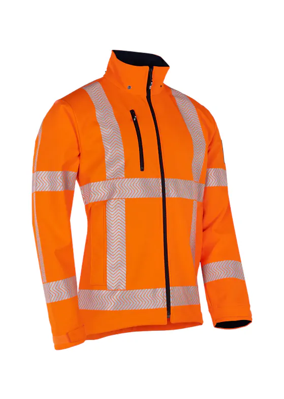 Sioen Anloo 7023A2TUSFC1 Softshell Werkjas RWS Reflecterend