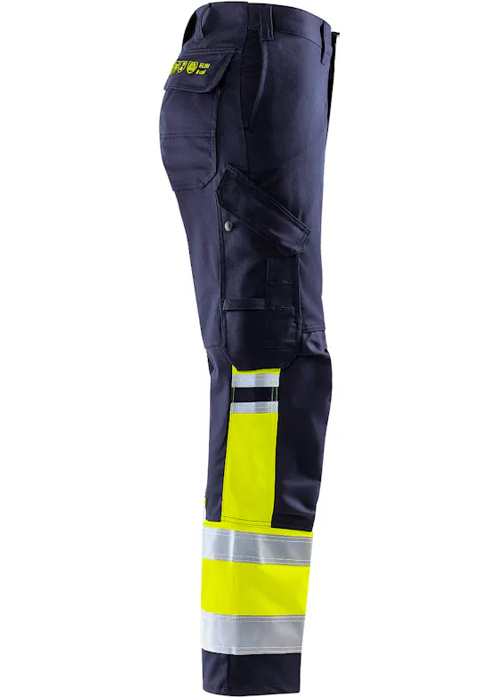 Fristads Flamestat 301780 High-Vis-Stretchhose, Klasse 1, 2170 ATHF, für Damen