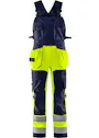 Fristads Flamestat 301782 High Vis Craftsman Stretch Amerikaanse Overall Klasse 2 1170 ATHF miniatuur