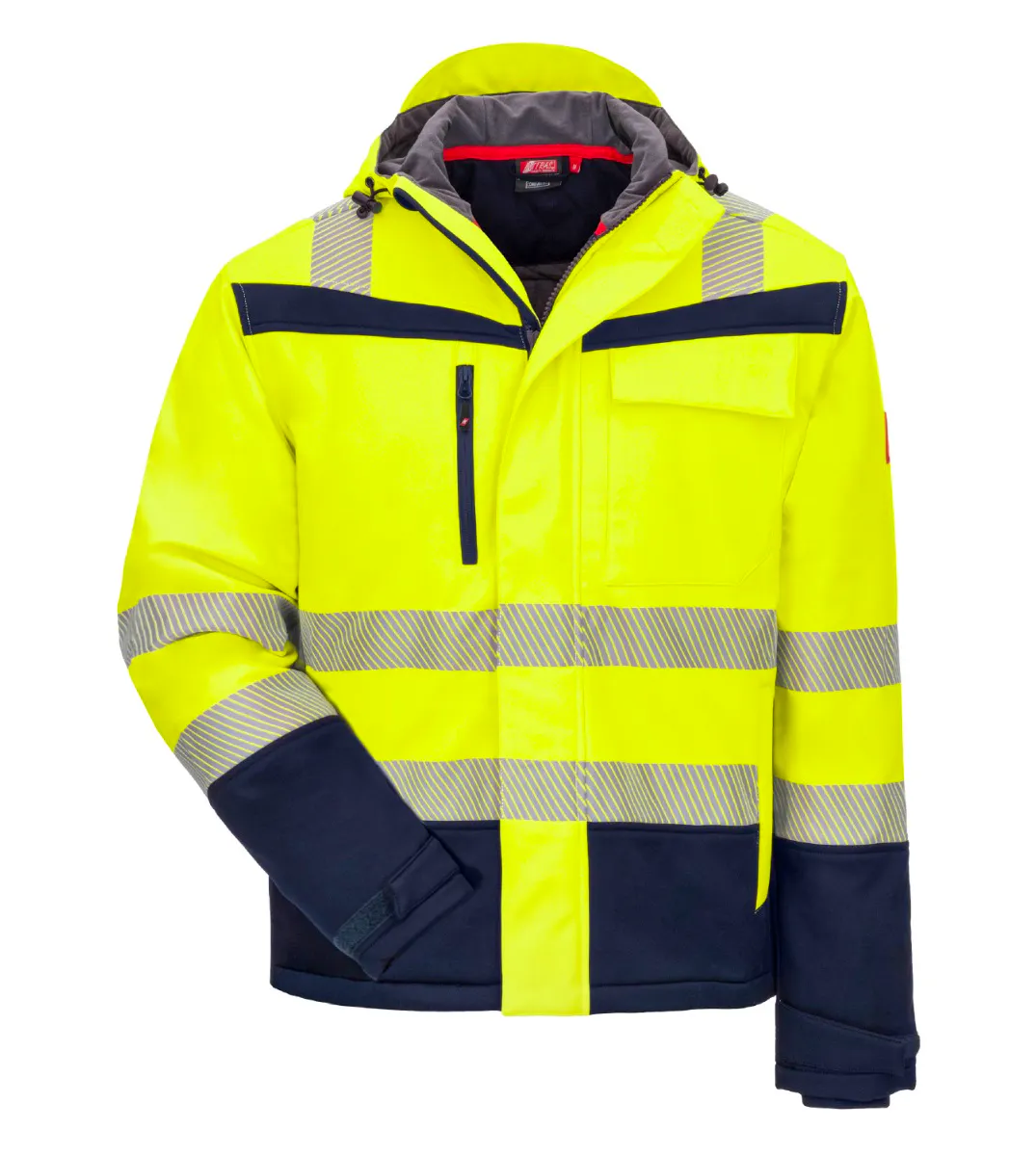 High Vis Gelb/Marineblau