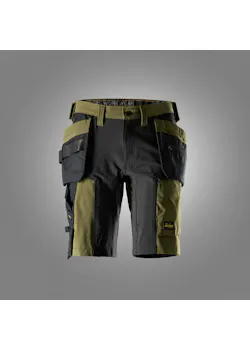 Snickers Werkshorts met Holsterzakken 6118 Stretch Slim Fit AllroundWork miniatuur