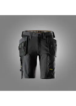 Snickers Werkshorts met Holsterzakken 6118 Stretch Slim Fit AllroundWork miniatuur